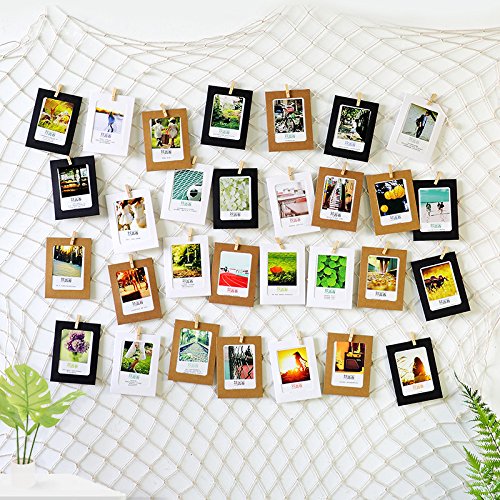 ecooe Foto hängende Wanddekoration Collage DIY Bilderrahmen Wanddekoration Fischernetz Deko, Größe L Fischernetz mit 40 Holzklammern und 10 spurlosen Nägeln Fotoaufhängung ecooe Foto hängende Wanddekoration Collage DIY Bilderrahmen Wanddekoration Fischernetz Deko, Größe L Fischernetz mit 40 Holzklammern und 10 spurlosen Nägeln Fotoaufhängung von ecooe