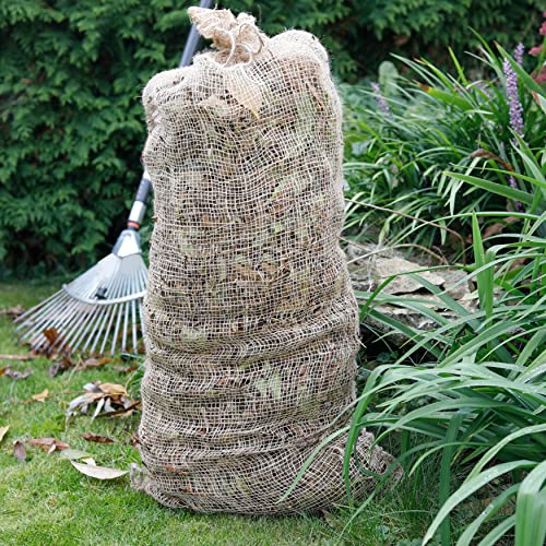 3-er Set Jutesack Kompost Kompostiersack Gemüseaufbewahrung Kartoffelsack 45 x 95 cm groß nachhaltig atmungsaktiv 1 Stück von ecosoul