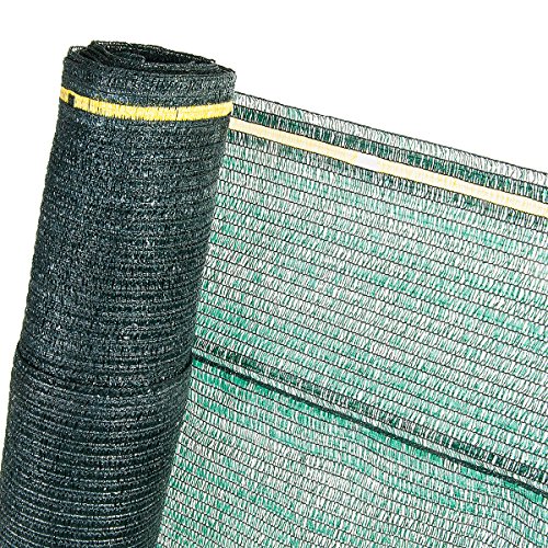 5m² Schattiernetz 60% in 1m Br. x 5m Sonnenschutznetz Sichtschutznetz Gewächshaus- Schattierungsgewebe von ecosoul