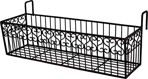 ecosoul Blumenkasten BALCONI Metall Blumenkorb H/B/T 18,5/64/19,5 cm Eisen, dunkelrostfarben lackiert zur Befestigung am Zaun Balkongeländer länglich rechteckig ecosoul Blumenkasten BALCONI Metall Blumenkorb H/B/T 18,5/64/19,5 cm Eisen, dunkelrostfarben lackiert zur Befestigung am Zaun Balkongeländer länglich rechteckig von ecosoul