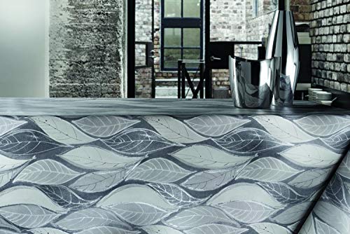 ecosoul Wachstuchtischdecke Autumn Wave Grey Blätter weiß grau Meterware glatt abwaschbar Outdoor Tischdecke Breite:140cm Länge:260cm ecosoul Wachstuchtischdecke Autumn Wave Grey Blätter weiß grau Meterware glatt abwaschbar Outdoor Tischdecke Breite:140cm Länge:260cm von ecosoul
