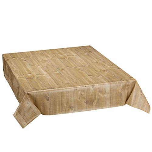 ecosoul Wachstuchtischdecke Old Wood Holz Bretter Bohlen Outdoor Paneele Treibholz Meterware Schutzdecke Breite 140cm Länge wählbar (180cm) von ecosoul