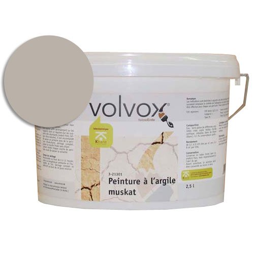Volvox | Espressivo Lehmfarbe | Preisgruppe C Farbe C salvia | 174, Größe 5,00 L von ecotec Naturfarben GmbH