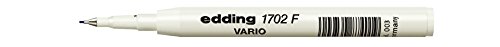 Edding 4-1702003 - Ersatzminen für Fineliner 1700 Vario, blau von edding