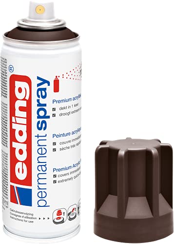 Edding E5200 Spray-déco Malerfarbe alle Oberflächen Schokolade matt von edding