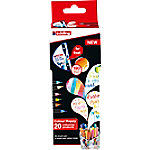 Edding Pinselstifte Colour Happy Box Farbig sortiert 20 Stück von edding