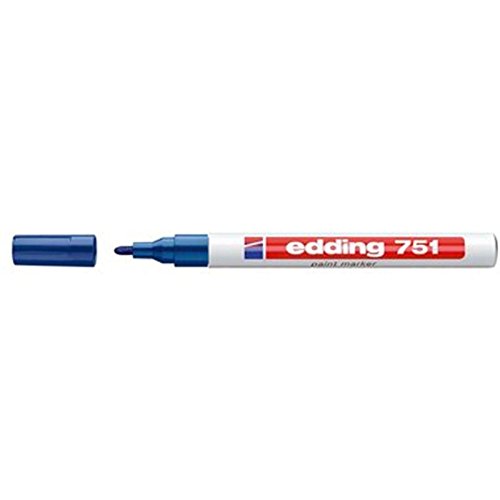 Lackmarker edding 751, ca. 1,0-2,0mm, blau von edding