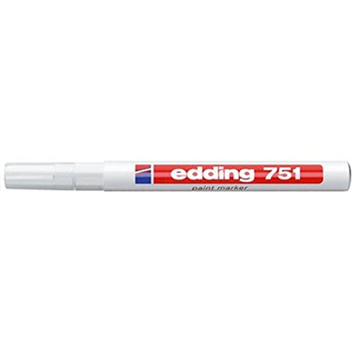 Lackmarker edding 751, ca. 1,0-2,0mm, weiß von edding