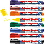 edding 360 Whiteboard Marker Rundspitze 3 mm Farbig sortiert 8 Stück von edding