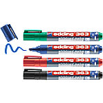 edding 363 Whiteboard Marker Breit Keilspitze Farbig sortiert 4 Stück von edding