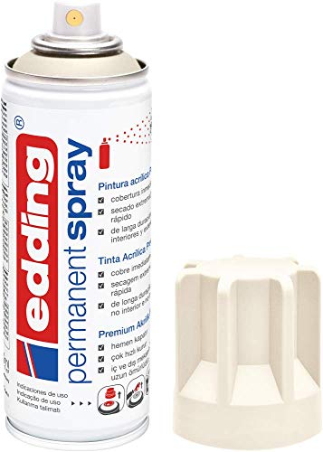 edding 5200 – 901 – Spray Acrylfarbe, weiß, 5200-921 von edding