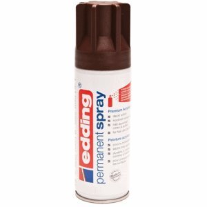 Edding Acryl-Farblack Permanentspray schokoladenbraun seidenmatt RAL8017 von edding