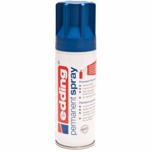 edding Acryl-Farblack Permanentspray enzianblau seidenmatt RAL5010 von edding