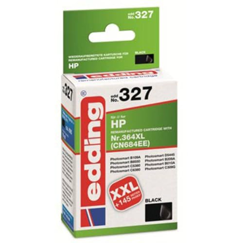 edding Druckerpatrone ersetzt HP 364XL, CN684EE Kompatibel Schwarz EDD-327 18-327 von edding