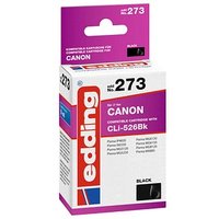 edding EDD-273  schwarz Druckerpatrone kompatibel zu Canon CLI-526 BK von Edding