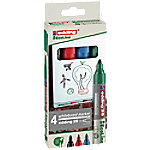 edding Whiteboard-Marker EcoLine 28 Rundspitze 3 mm Farbig sortiert 4 Stück von edding