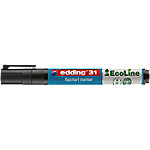 edding EcoLine 31 Flipchart-Marker Medium 1,5-3 mm Schwarz von edding