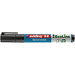 edding Flipchart-Marker e-32 Schwarz 19 mm (T) X 19 mm (B) X 138 mm (H) von edding