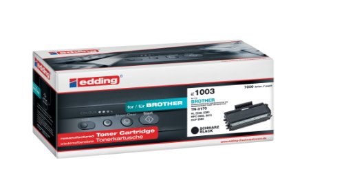 edding Toner EDD-1003 - Schwarz - Reichweite 7000 Seiten - Ersetzt Brother TN-3170 von edding