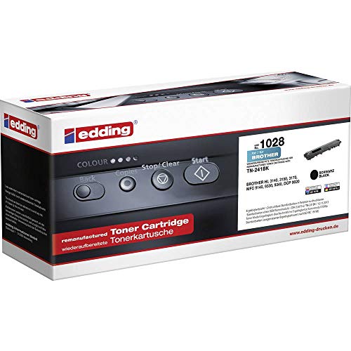 Edding Toner ersetzt Brother TN-241BK Kompatibel Schwarz 2500 Seiten edding 1028 18-1028 von edding