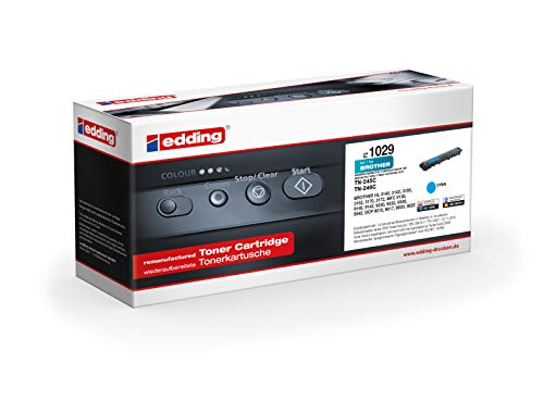 edding Toner EDD-1029 - Cyan - Reichweite 2200 Seiten - Ersetzt Brother TN-245C / TN-246C von edding