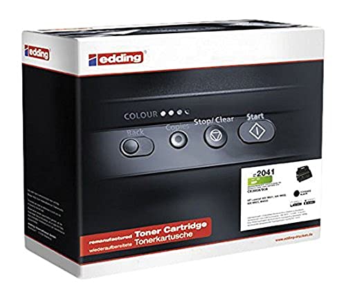 edding Toner EDD-2041 - Schwarz - Reichweiten 10000 Seiten - Ersetzt HP 90A (CE390A) von edding