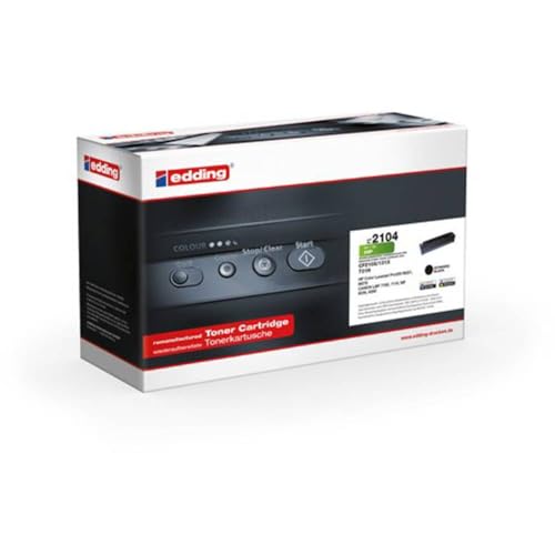 edding Toner ersetzt HP 131X (CF210X) Kompatibel Schwarz 2400 Seiten EDD-2104 18-2104 von edding