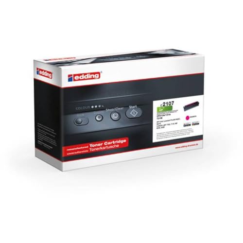 edding Toner EDD-2107 - Magenta - Reichweite 1800 Seiten - Ersetzt HP 131A (CF213A) von edding