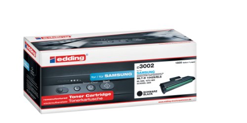 edding Toner EDD-3002 - Schwarz - Reichweite 1500 Seiten - Ersetzt Samsung MLT-D1042S von edding