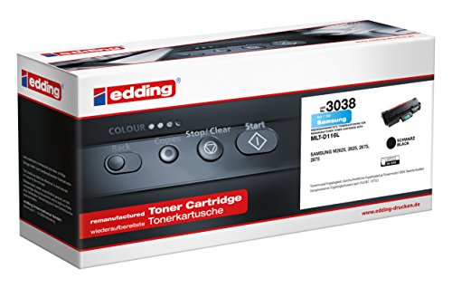 edding Toner EDD-3038 - Schwarz - Reichweite 3000 Seiten - Ersetzt Samsung MLT-D116L von edding