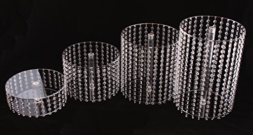 Acrylglas Tortenständer Rund Hochzeit 4 Etagen Etagere Geburtstag Alu Ø 28 cm Acrylglas Tortenständer Rund Hochzeit 4 Etagen Etagere Geburtstag Alu Ø 28 cm von edelstahlheini.de