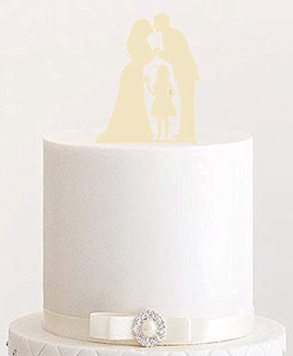 Cake Topper #16 Acryl, Tortenstecker, Tortenfigur, Hochzeitstorte (Holz) Art.Nr. 5031 von edelstahlheini.de