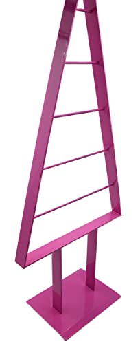 edelstahlheini.de Tannenbaum Metall Weihnachtsbaum Edel Schwarzbraun Hochglanz 98cm (Pink) von edelstahlheini.de