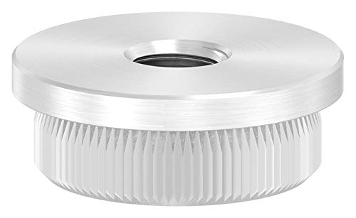 Endkappe flach mit M8 Innengewinde, massiv, für Rohr ø 26,9 x 2,0mm, zum Einschlagen Endkappe flach mit M8 Innengewinde, massiv, für Rohr ø 26,9 x 2,0mm, zum Einschlagen von edelstahlonline24