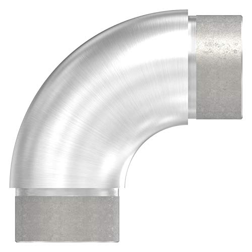 Rohrbogen 90° rund, für Rohr 42,4 x 2,0mm, in V4A Rohrbogen 90° rund, für Rohr 42,4 x 2,0mm, in V4A von edelstahlonline24