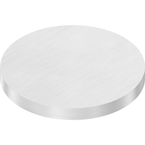 Ronde ø 100mm, Stärke 10mm, einseitig geschliffen, gelasert, mit Längsschliff Ronde ø 100mm, Stärke 10mm, einseitig geschliffen, gelasert, mit Längsschliff von edelstahlonline24