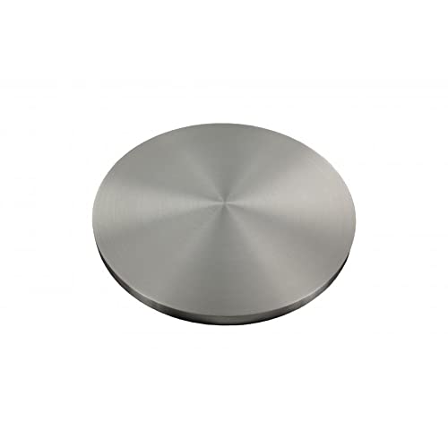 Ronde ø 120mm, Stärke 8mm, einseitig geschliffen, mit Rundschliff von edelstahlonline24