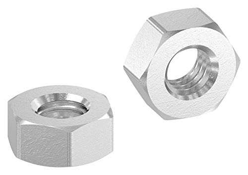 Sechskantmutter mit Linksgewinde, M4, DIN 934, 10er Pack Sechskantmutter mit Linksgewinde, M4, DIN 934, 10er Pack von edelstahlonline24