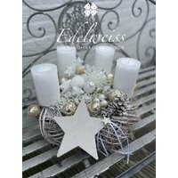 Adventskranz Schneezauber Wintertraum von edelweissdeko