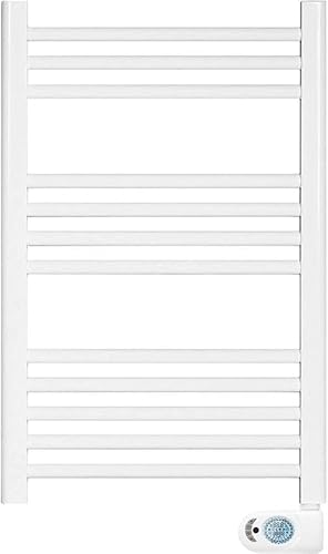 Elektrischer Handtuchhalter, 500 W, zum Beheizen des Badezimmers und zum Trocknen von Handtüchern, LCD-Bildschirm von eden pulse