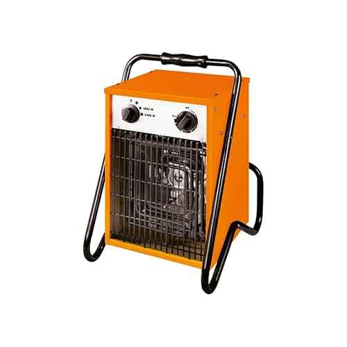 Industrieheizlüfter, Heizlüfter, 3300 W, Orange 220-240 V, mit Tragegriff von eden pulse