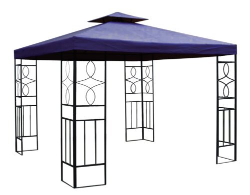 ERSATZDACH WASSERDICHT BLAU DUNKELBLAU PARTYZELT PAVILLON DACH STOFFDACH M. DACHKRONE von edi Garden