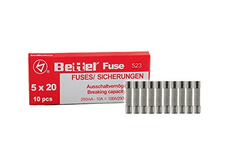 10er Päckchen Keramik Sicherungen 6,3A flink 5x20mm 10er Päckchen Keramik Sicherungen 6,3A flink 5x20mm von edi-tronic