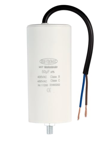 Kondensator Anlaufkondensator Motorkondensator Arbeitskondensator Kabel 50µF 450V Kondensator Anlaufkondensator Motorkondensator Arbeitskondensator Kabel 50µF 450V von edi-tronic
