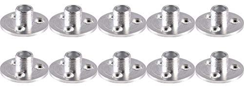 edi-tronic 10x Befestigungssockel M10 Scheiben Nippel Scheibennippel Sockel Halter Halterung von edi-tronic