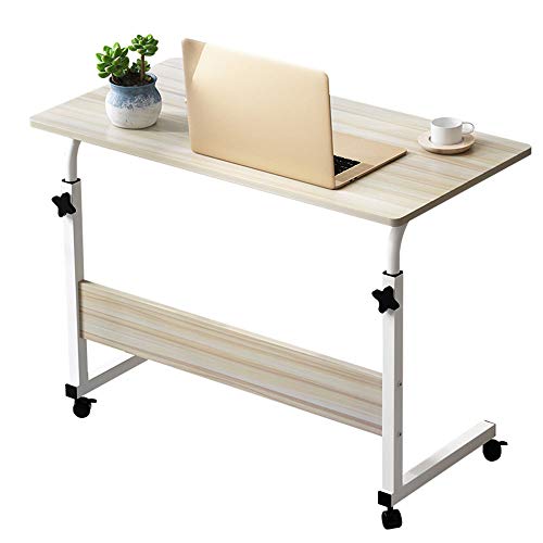 Büroschreibtische Beistelltisch, beweglicher Hebetisch, einfacher Schreibtisch, Multifunktions-Haushaltstablett, Schlafzimmer, Wohnzimmer, Schlafsaal, moderner Stil (Farbe: Rosa, Größe: 6040 cm von edjfbdehvdchvdeibjfg