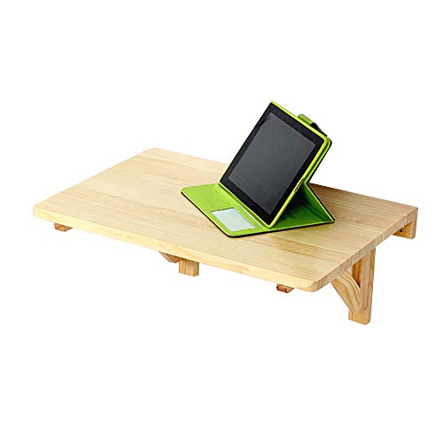 Büroschreibtische Massivholz Wandhalterung Drop-Leaf-Tisch, faltbarer Haushalt an der Wand, Esstisch, Bartheke, 3 Farben, 3 Größen, moderner Stil (Farbe: Rot, Größe: 10050 cm) (Holzfarbe: 100 x 50 cm) von edjfbdehvdchvdeibjfg