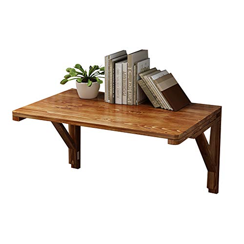 Bürotische, Wandhalterung, Massivholz, Drop-Leaf-Tbale, faltbarer Wand-Esstisch gegen die Wand, Computer-Studiertisch, 18 Größen, moderner Stil (Größe: 5030 cm) (60 x 30 cm) von edjfbdehvdchvdeibjfg