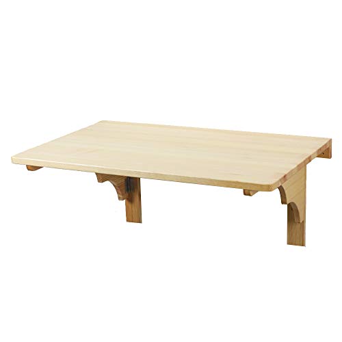 Bürotische, Wandmontage, Klapptisch, Esstisch, Kiefernholz, moderner Stil (Größe: 6040 cm) (80 x 50 cm) von edjfbdehvdchvdeibjfg
