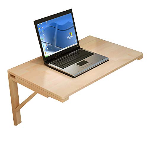 Bürotische, multifunktionaler Klapptisch, Massivholz, Wandmontage, Esstisch, Computerwand, Lernen, moderner Stil (Größe: 12060 cm) (80 x 40 cm) von edjfbdehvdchvdeibjfg